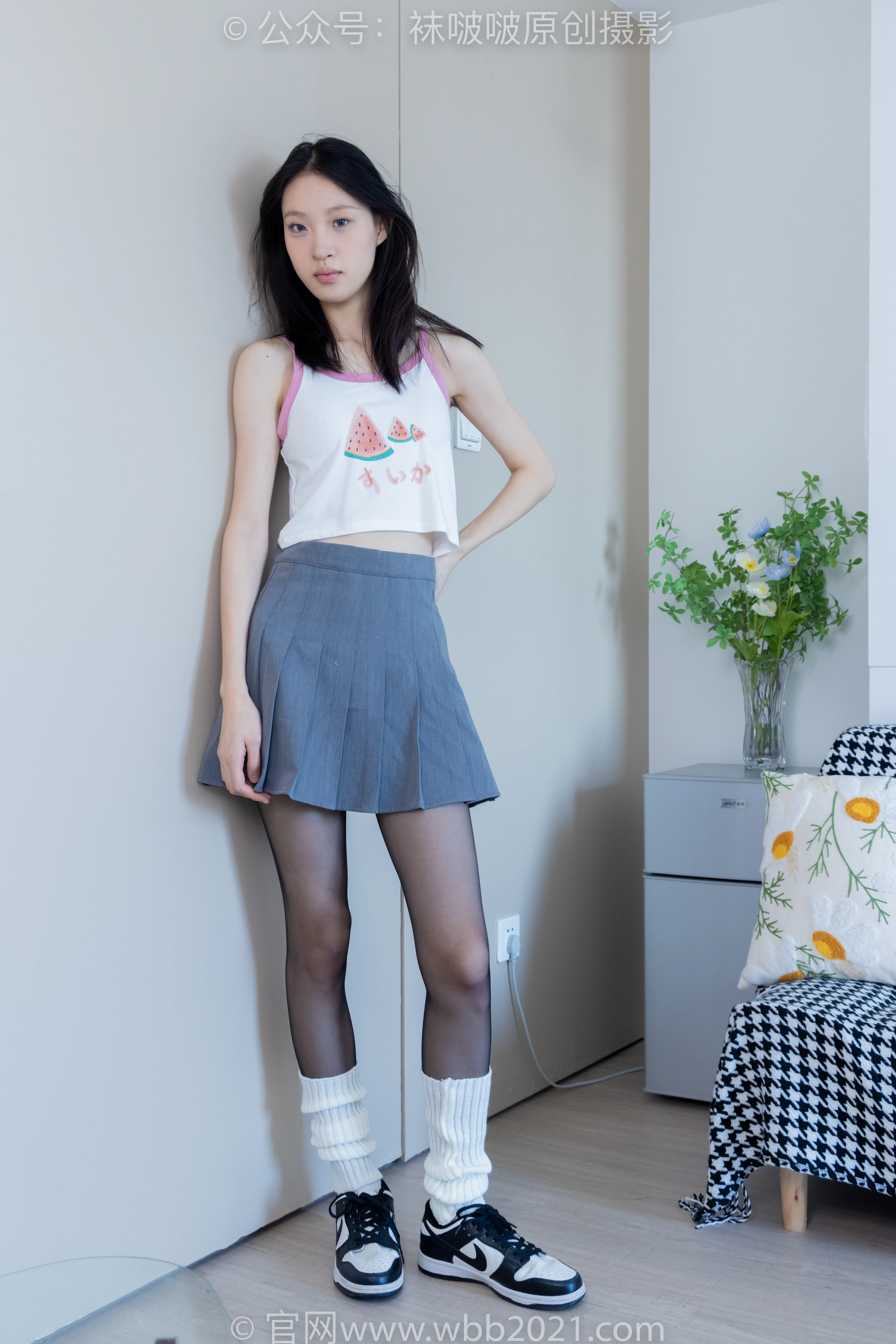 [BoBoSocks袜啵啵] NO.333 雪糕-板鞋、白棉袜、黑丝（脚尖加固款）、堆堆袜套（花絮版） 0