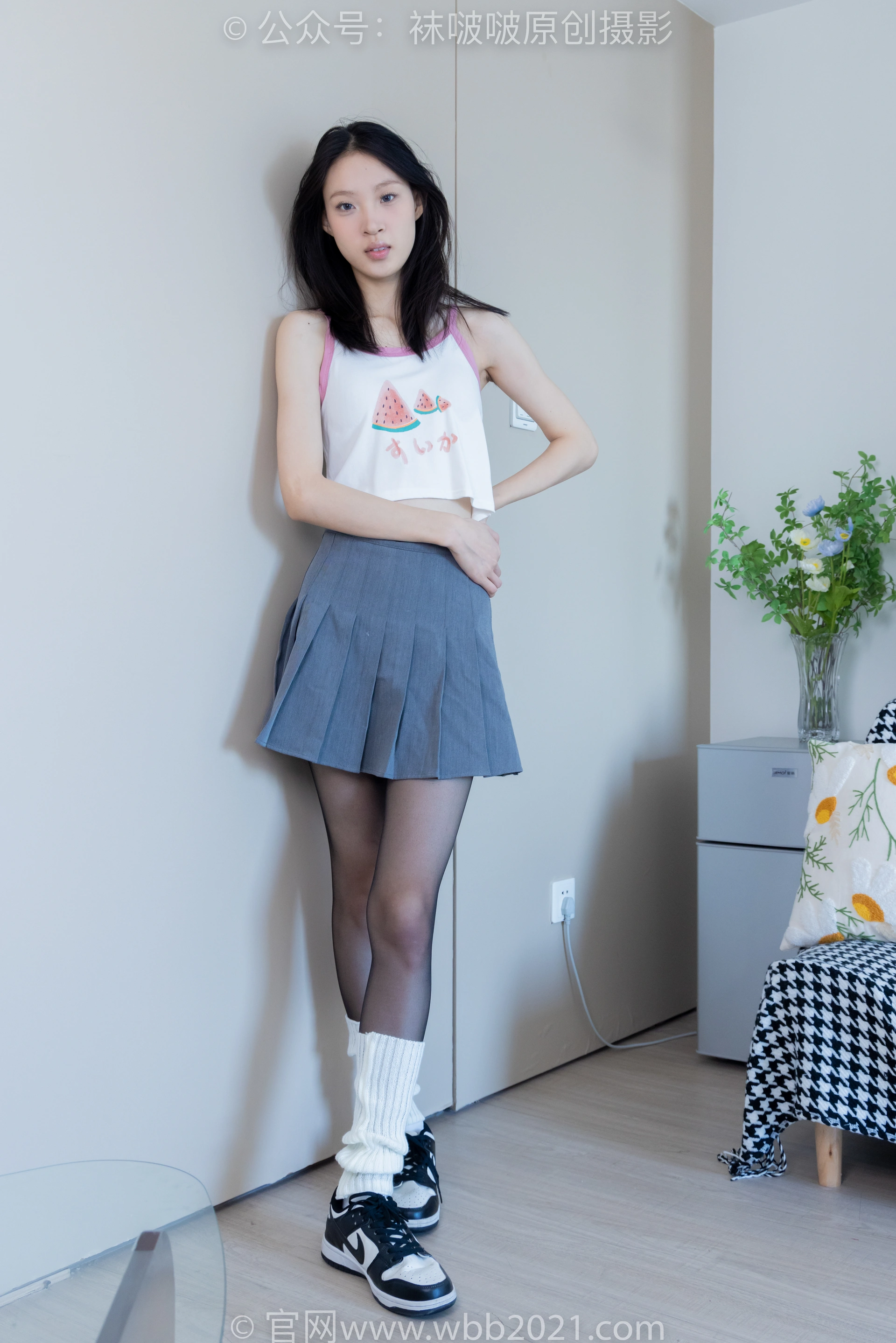 [BoBoSocks袜啵啵] NO.333 雪糕-板鞋、白棉袜、黑丝（脚尖加固款）、堆堆袜套（花絮版） 2